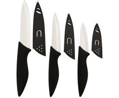 3 couteaux ceramique professionnels - avec étui de protection