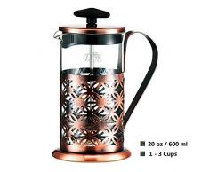 Cafetière à Piston Français Presse Café et Thé 20 oz