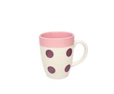 Déjeuner sur lherbe DH053006 Grand Mug Faïence, Prune, 8,2 x 8,2 x 10 cm