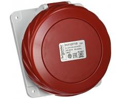 Schneider electric pkf32 F735 Papillote prise industrielle, vis captif, 3p + n + t pôles, IP67, 32 A 380/415 V