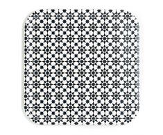 Images dOrient Plateau de Service carré à thé, café, Espresso Kaokaben placage de Bouleau, dans Un Design méditerranéen Oriental 32x32 cm