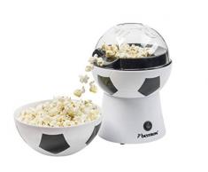Bestron Machine à Pop Corn Football, Funcooking, 1200 Watt, Noir/Blanc
