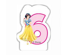 Bougie Princesse Disney Anniversaire 6 ans