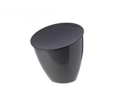 Rosti Mepal Calypso Poubelle de Table, Noir/Titane