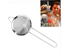CULER 1pc en Acier Inoxydable Cocktail Filtre Conique Fil Maille Fine Huile Passoire Farine Tamiser Sieve Bricolage Cuisine Outils