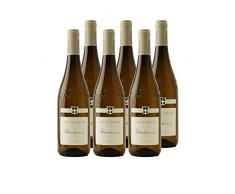 Vin de Savoie Chardonnay Blanc 2018 - Philippe et Sylvain Ravier - Vin AOC Blanc de Savoie - Bugey - Cépage Chardonnay - Lot de 6x75cl