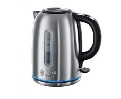 Russell Hobbs 20460-70 Bouilloire 1,7L Buckingham, Silencieuse, Ebullition Rapide, Filtre Anti-Calcaire Amovible Lavable - Acier Brossé