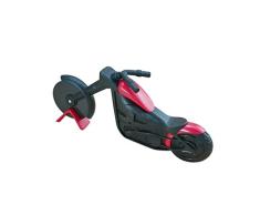 Couteau à pizza en acier inoxydable, couteau à pizza en acier inoxydable, roue de moto, coupe-pizza, couteaux à éplucher portables (noir et rouge)