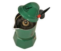 Bialetti 0002762/MR Cafetière Italienne, Aluminium, Vert, 3 Tasses