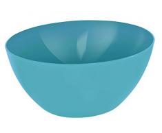 Sundis 7179009 Caruba Saladier Taille L 8L Bleu Plastique, Aqua, 34 cm
