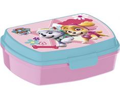 Stor - 86774 - Boîte à déjeuner Rectangulaire, Dimension 15 x 10 x 5cm, Couleur Bleu et Rose