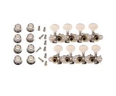 gazechimp 4L 4R Pommeau De Crémier Tuning Pegs Machine Heads Tuners Set Pour