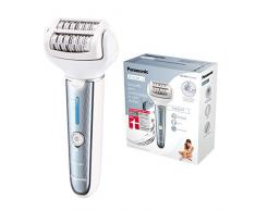 Panasonic - Es-El2a - Épilateur Électrique Femme - Double Disque, 60 Pincettes, Tête Flexible 90°, 3 Vitesses, Fonction Lumière, Wet & Dry