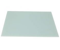 Clever Chef - Planche à découper en verre - antidérapante/solide - résiste aux chocs/taches - peut être mise au lave-vaisselle - turquoise - 40 x 49,5 cm