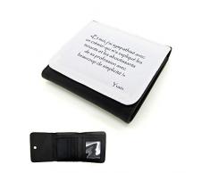 Mygoodprice Portefeuille homme cuir PU Yvain sympathisé avec un crémier citation Kaamelott