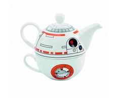 Star Wars SW03543 Epvii Ensemble théière et Tasse Blanc