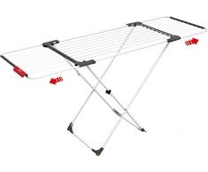 Vileda – Séchoir à linge Surprise – Étendoir à linge avec des ailes extensibles – Avec une capacité de séchage de 20 m