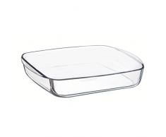 Arcuisine Kitchen Craft Plat à rôtir carré en Verre Borosilicate 22 x 22 cm