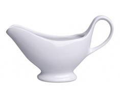 Saucière blanche - verseuse pour sauce - Bol de service - plat de service