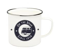 BRISA VW Collection VW T1 Combi Mug Ãmaillé 500ml - on The Road Since 1970