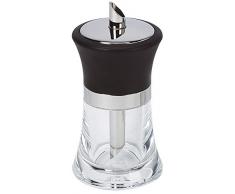 MGE - Sucrier Doseur - Distributeur à Sucre/Épices - Acrylique et Acier Inoxydable - Ø 7 cm