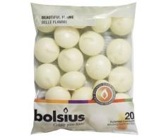 Bolsius Lot de 20 Bougies flottantes Haute qualitÃ©