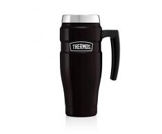 THERMOS Tasse Isotherme en INOX 470 ML, Noir Mat, 0,47 l