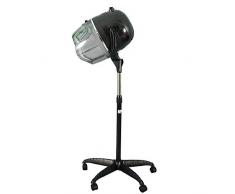 Sanqiao Professionnel Brosse Casque Sèche Cheveux sur Pied Casque Sechoir Hauteur Réglable Black 950W