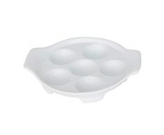 GIRARD - BLANC ASSIETTE ESCARGOTS 6 TROUS - GIRARD - FDS-003403