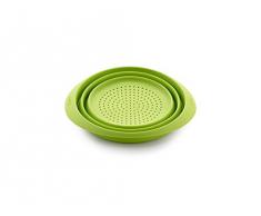 Lékué Passoire Pliable Silicone Platine- 23 cm Vert Tools