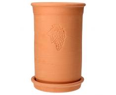 VAN WELL Cantina Terra Toscana Refroidisseur de bouteille d’eau, de vin et de champagne Ø 10 cm Hauteur 18 cm – 1 pièce