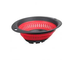 Five - Passoire Rétractable Ovale Rouge