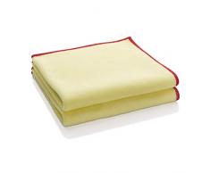 e-cloth 10607 Lot de 2 Chiffons à Poussière, Coton, Jaune, x 12,5in