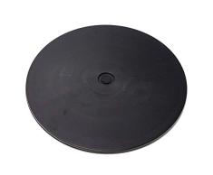 PrimeMatik - Plateau tournant Manuel 30,6 cm Noir