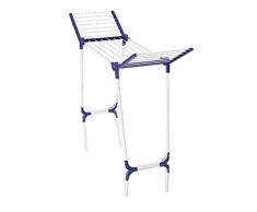 Leifheit Séchoir sur pied Pegasus 120 Solid Compact, séchoir à linge grande surface détendage, étendoir à linge solide et robuste de taille compacte