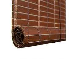 EXUVIATE Stores Bateau À Baguettes Imitation Bambou Intérieur Et Extérieur Store Venitien Bois Store Fenetre Occultant pour Les Fenêtres Et Les Portes,A,1 * 1.6M