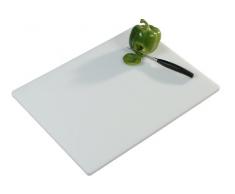 Kesper 30051 Planche à découper en plastique 51 x 38 x 1.2 cm Blanc