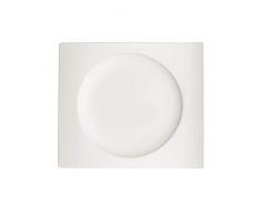 Villeroy & Boch NewWave Assiette petit-dÃ©jeuner rectangulaire, 24 x 22 cm, Porcelaine Premium, Blanc