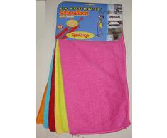 6 CHIFFONS SERPILLIERE MICROFIBRE MULTI USAGE 38 X 38 CM MENAGE