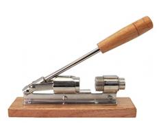 Baumalu 451021 Casse Noix, Acier ChromÃ©, Gris, 21 x 6,2 x 6 cm