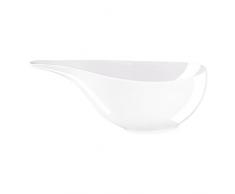 ASA 2022013 Saucière, Porcelaine, Blanc, 19 x 9 x 6 cm