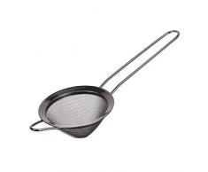 Passoire à cocktail conique en acier inoxydable à maillage fin pour enlever le jus de jus M Noir