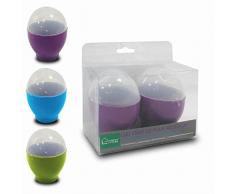 Cuit oeufs pour micro-ondes - Lot de 2 - Couleur aléatoire