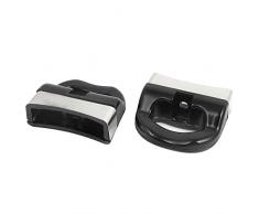 sourcingmap Plastique Marmite À Pression Casserole Pot Support Anse Grip Poignée 2p. Noir