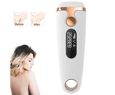 Cvbndfe Épilateur Lumière Pulsée, IPL Epilateur Laser Permanentes Indolore avec 5 Niveaux dénergie, 2 Modes et Impulsions Lumineuses pour Femmes et Hommes, Corps, Zone de Bikini, aisselles