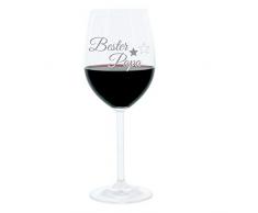 Leonardo Gravure Verre à vin avec motif Meilleur Papa de vin verre gravé