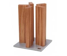 Kai STH-3 Porte-couteaux aimanté "Stonehenge" Acier/chêne