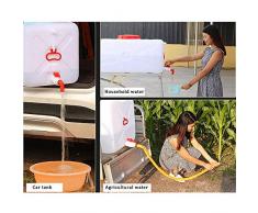 DORE HOME 200L Accueil Horizontal En Plastique Réservoir D'eau Grand Stockage De L'eau Seau Avec Couvercle Extérieur Place De Stockage D'eau Seau (Size : 25L)