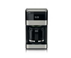 Braun KF7120 Black Cafetière de 12 tasses programmable Inox/Noir 1000 W