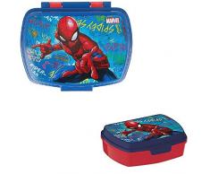Les Colis Noirs LCN - Boite a Gouter Marvel Spider-Man Graffiti - Spiderman Enfant École Rentrée - 743